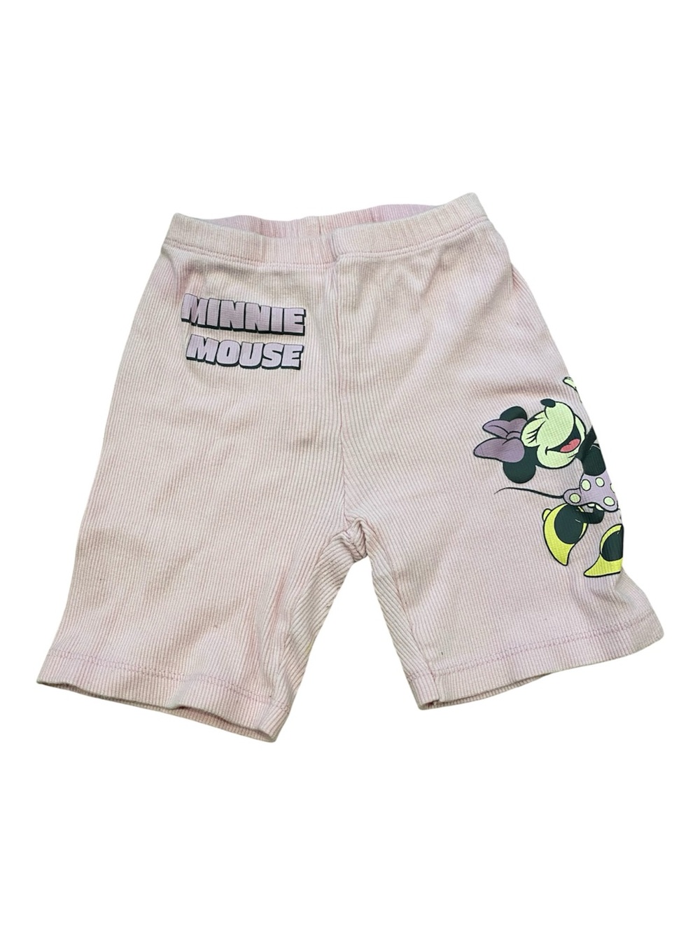 Zara Girls 4T Summer Clothing Minnie Mouse Ribbed Shorts Leggings 4/$20 🛑
